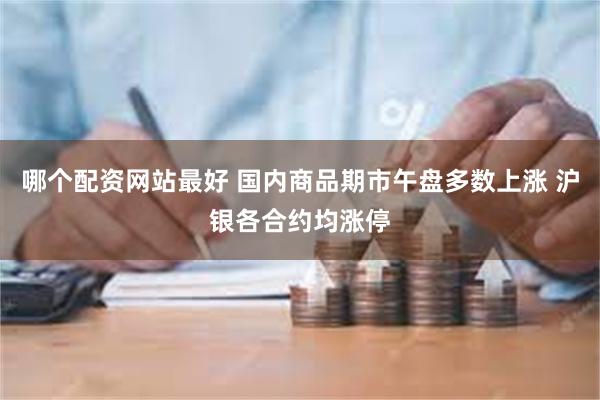 哪个配资网站最好 国内商品期市午盘多数上涨 沪银各合约均涨停