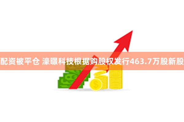 配资被平仓 濠暻科技根据购股权发行463.7万股新股