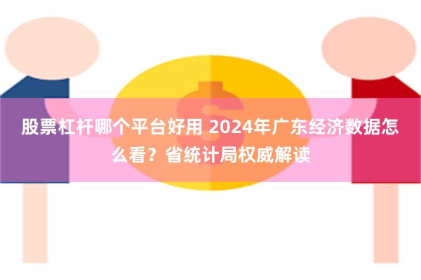 股票杠杆哪个平台好用 2024年广东经济数据怎么看？省统计局权威解读